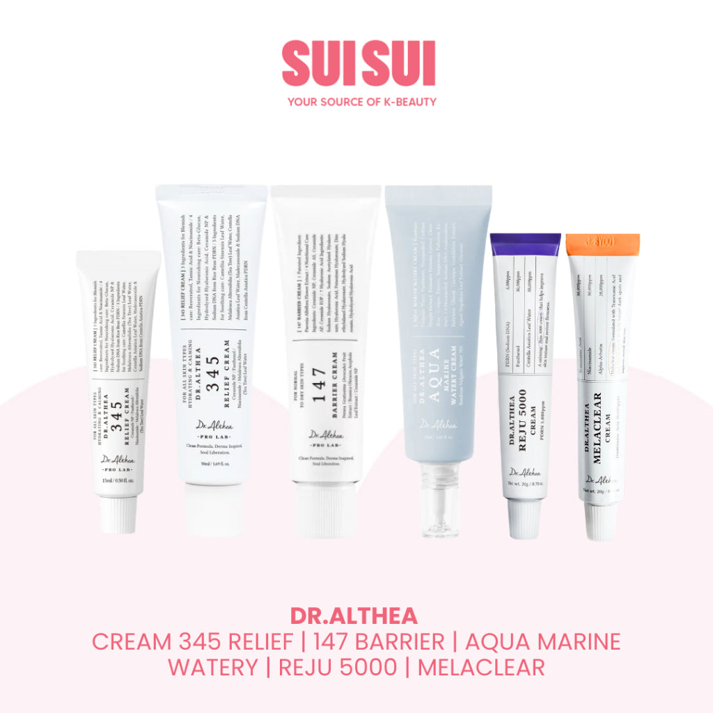 Dr. Althea Cream Guide: 147 Barrier vs. 345 Relief vs. Melaclear - Which One Is Right for You?