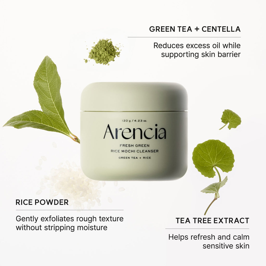 Arencia - Fresh Green Rice Mochi Cleanser, 120g