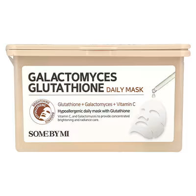 SOME BY MI, Galactomyces Glutathione Daily Beauty Mask, 30 Sheets