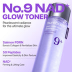 Numbuzin - Tonique éclat NAD+ PDRN n° 9+, 150 ml