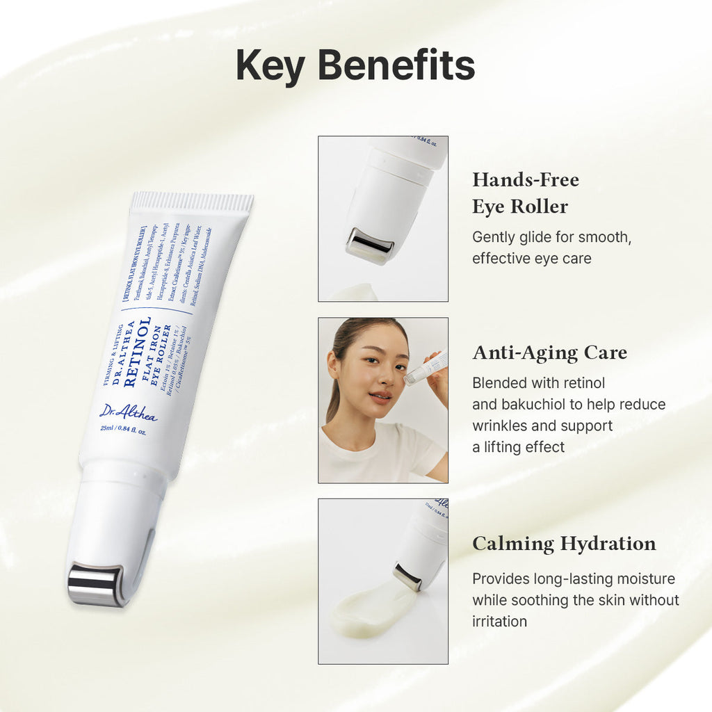 Dr. Althea - Retinol Flat Iron Eye Roller, 25ml