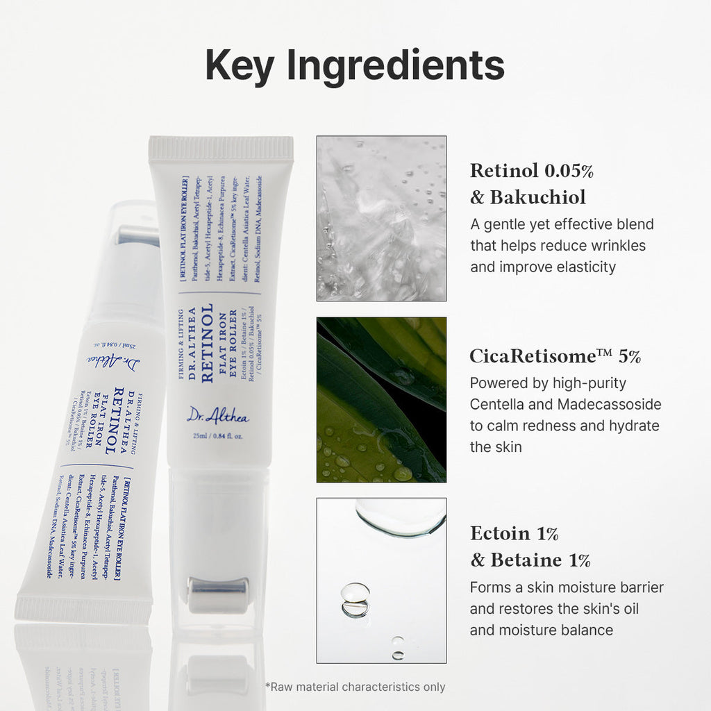 Dr. Althea - Retinol Flat Iron Eye Roller, 25ml