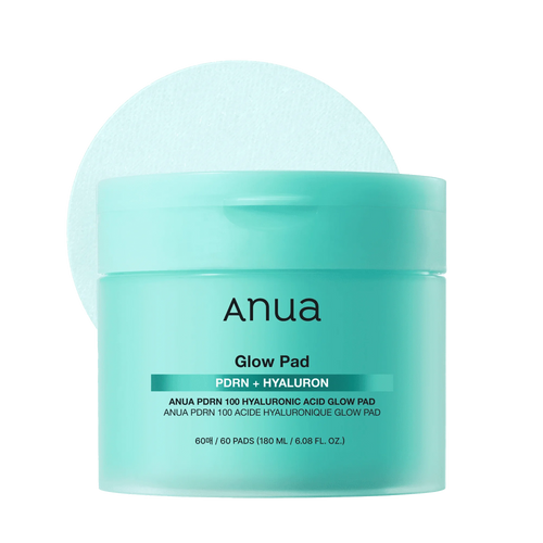 Anua PDRN 100 Hyaluronic Acid Glow Pad 180ml - 60pads