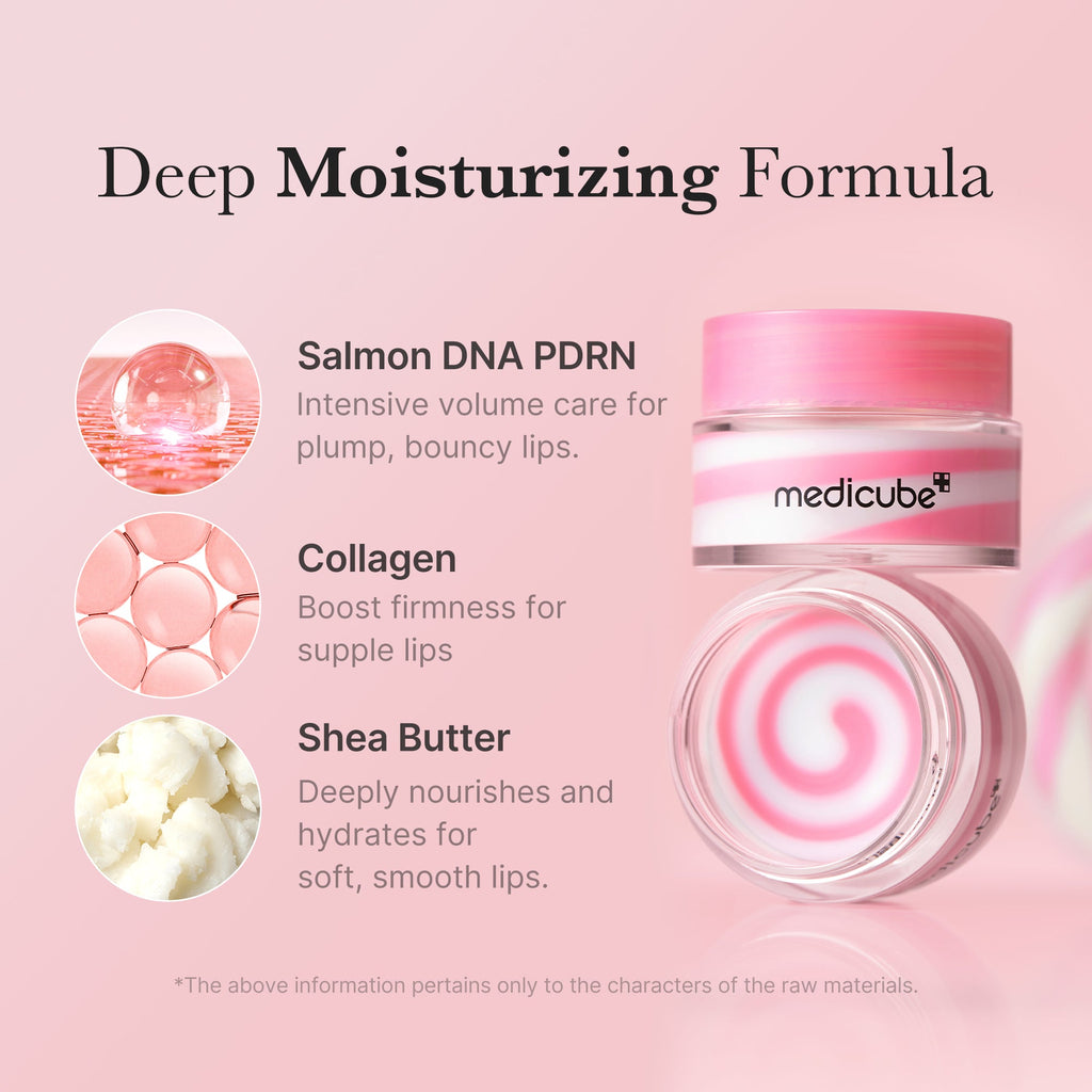 Medicube - Masque de nuit pour les lèvres au PDRN, 10 g