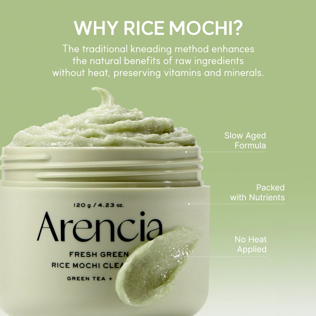 Arencia - Fresh Green Rice Mochi Cleanser, 120g