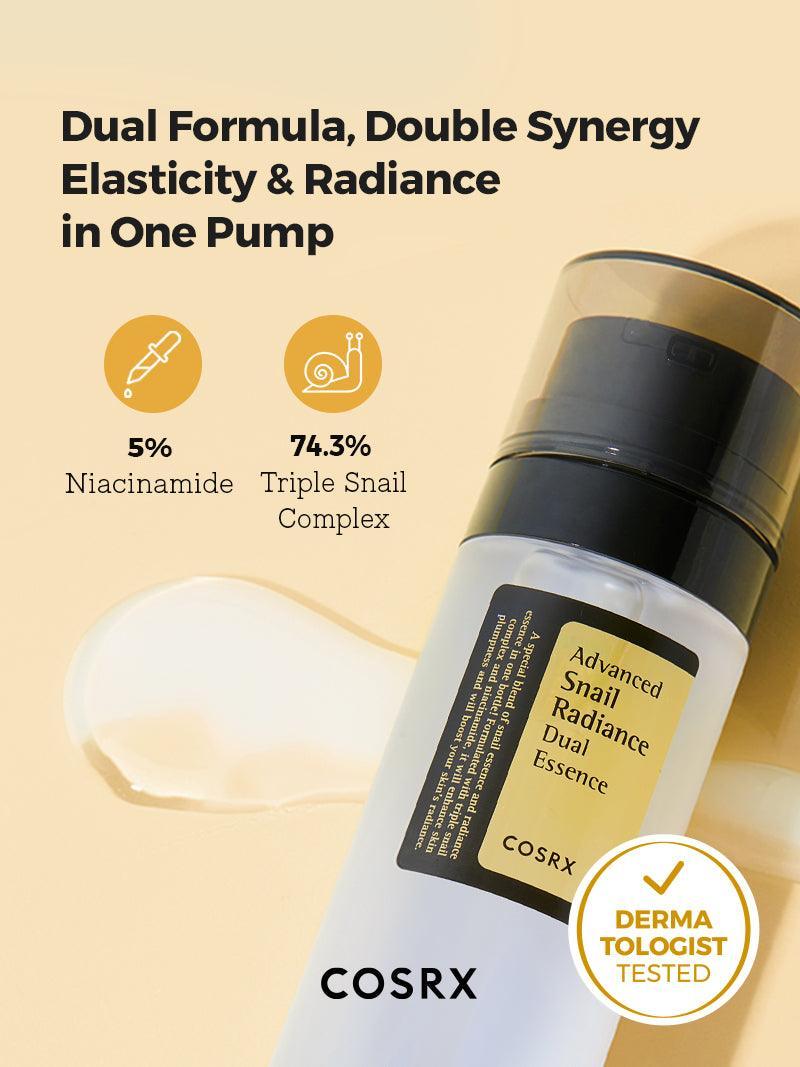 COSRX - Advanced Snail Radiance Dual Essence, 80ml