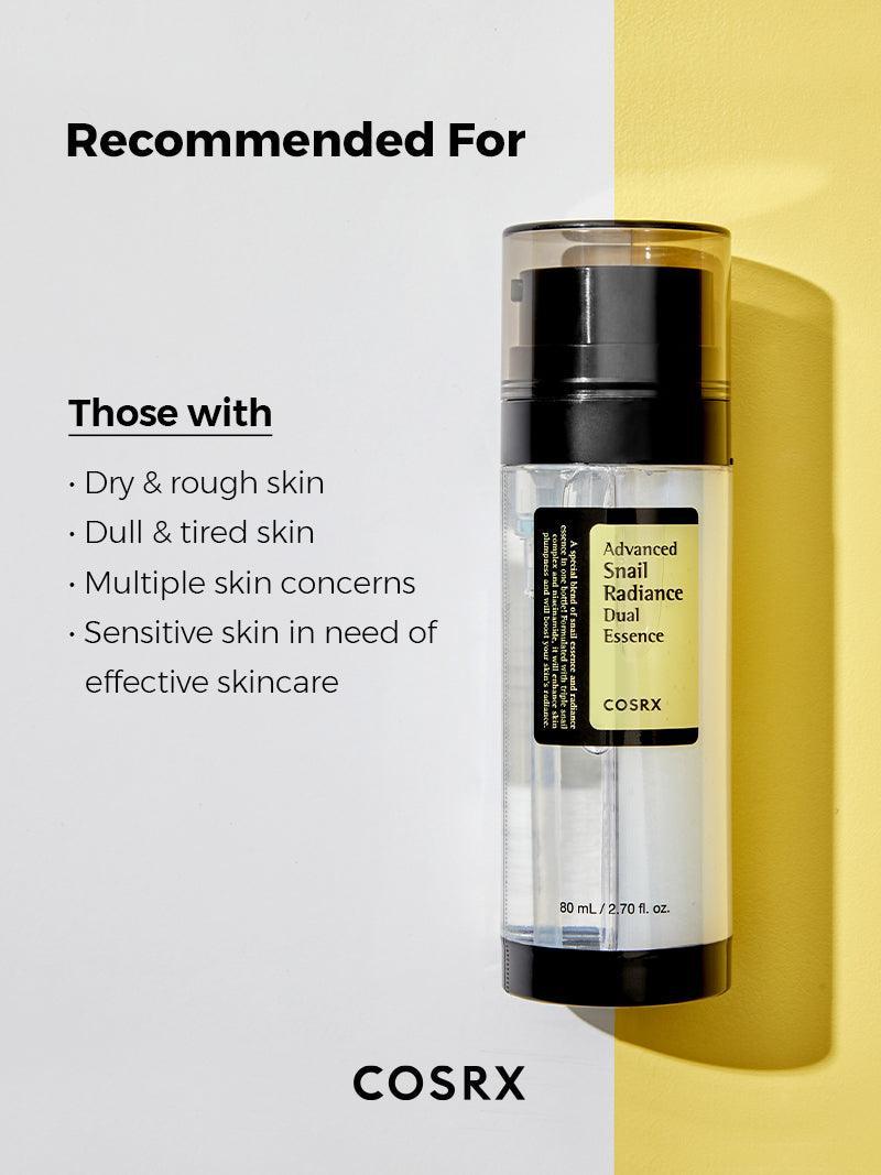COSRX - Essence double éclat à la bave d'escargot Advanced Snail, 80 ml