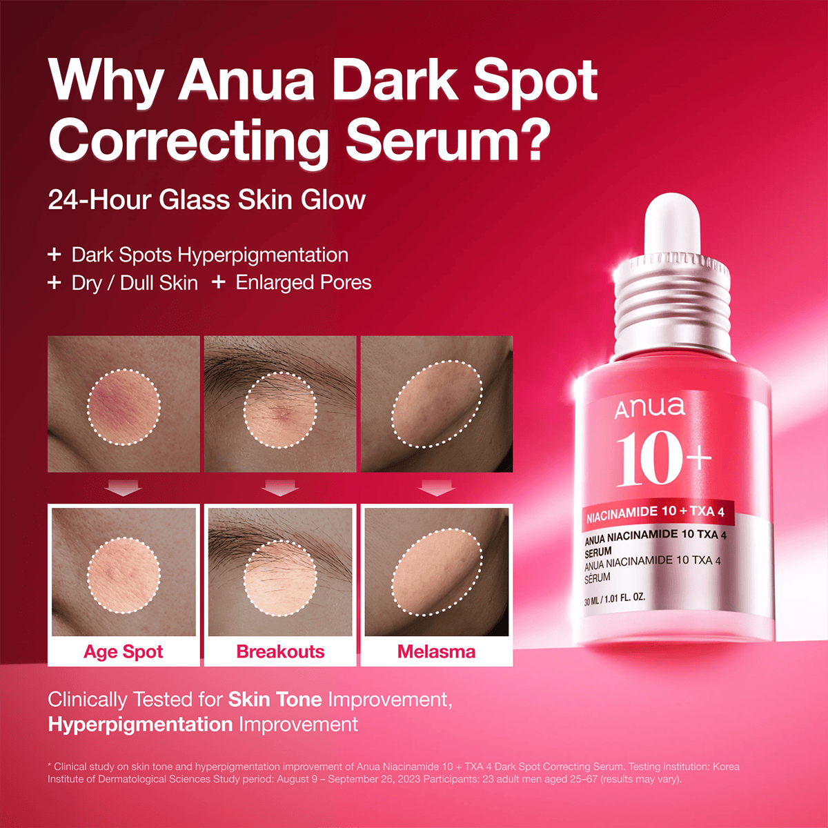 Anua - Niacinamide 10% + TXA 4% Serum, 30ml