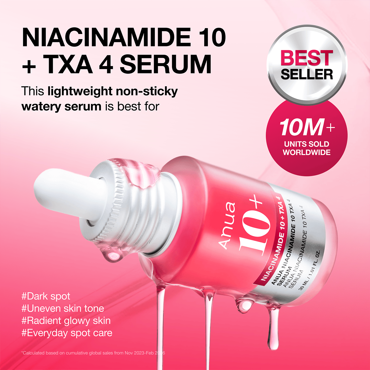Anua - Niacinamide 10% + TXA 4% Serum, 30ml