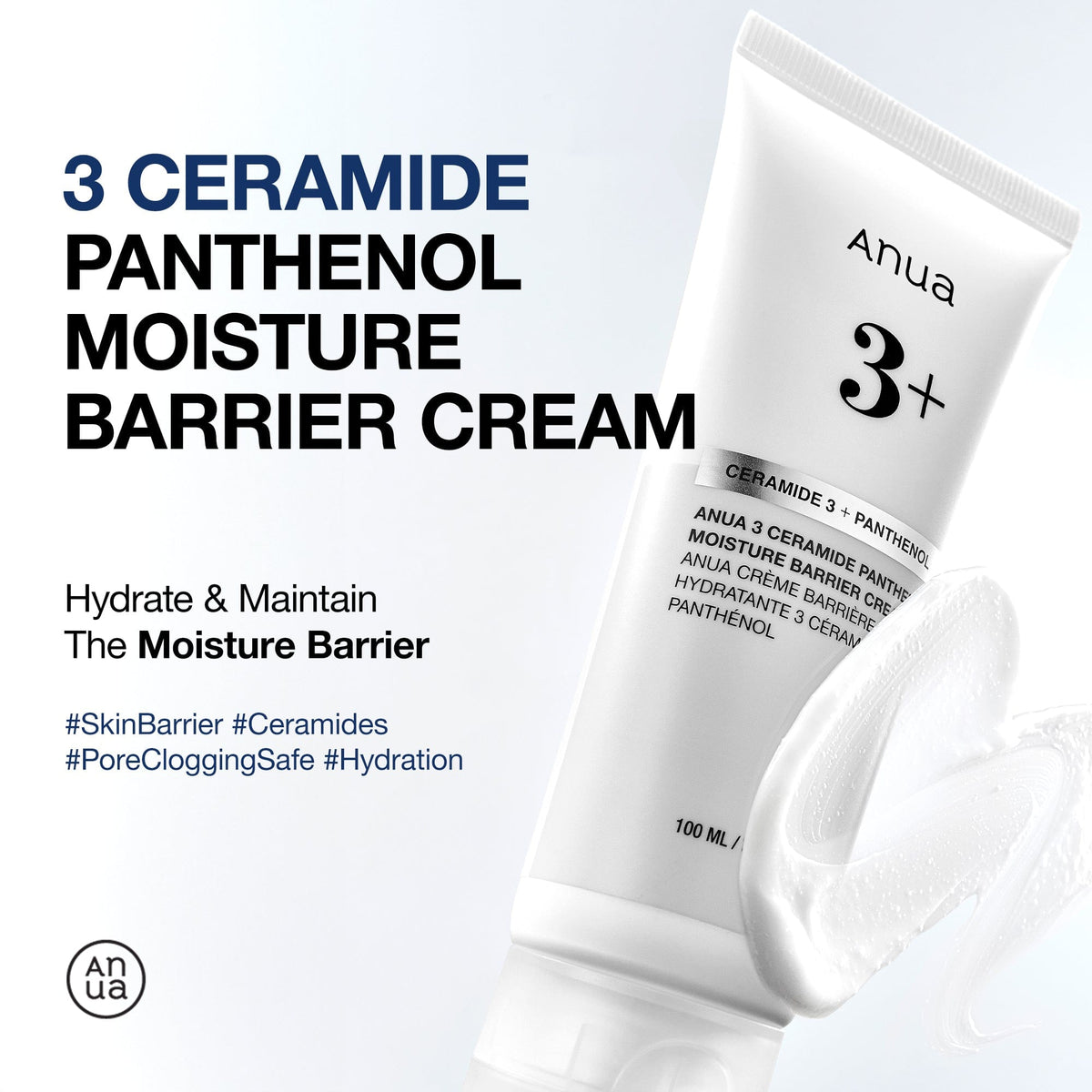 Anua - 3 Ceramide Panthenol Moisture Barrier Cream, 100ml