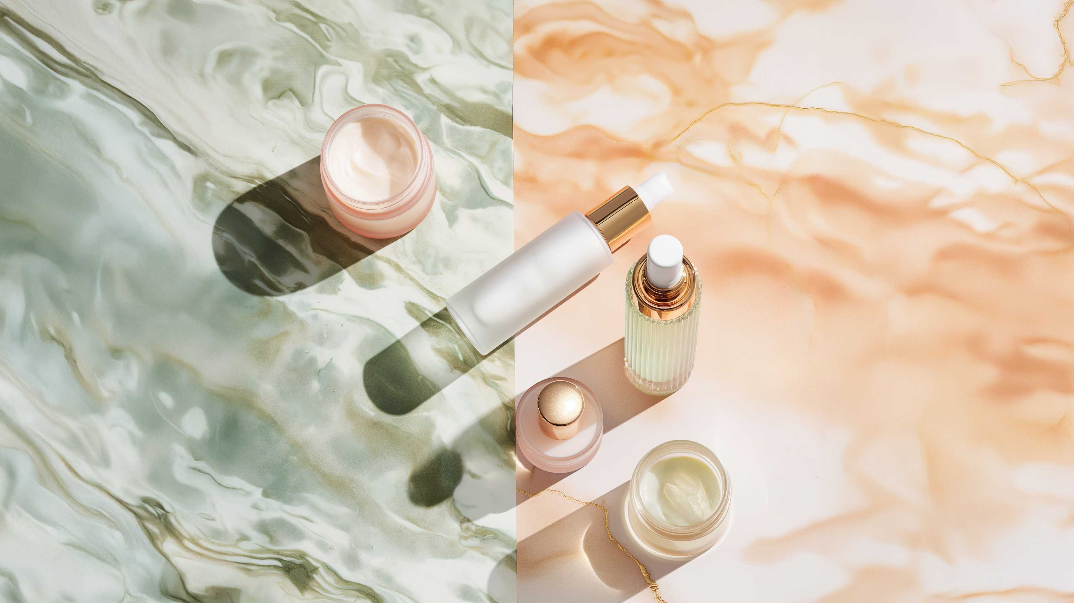 K-beauty model promoting natural skincare – homepage banner
