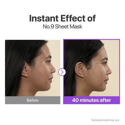 Numbuzin No.9 NAD + Bio Lifting Full face beauty Mask, 4 sheets - Image 4