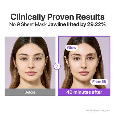 Numbuzin No.9 NAD + Bio Lifting Full face beauty Mask, 4 sheets - Image 5