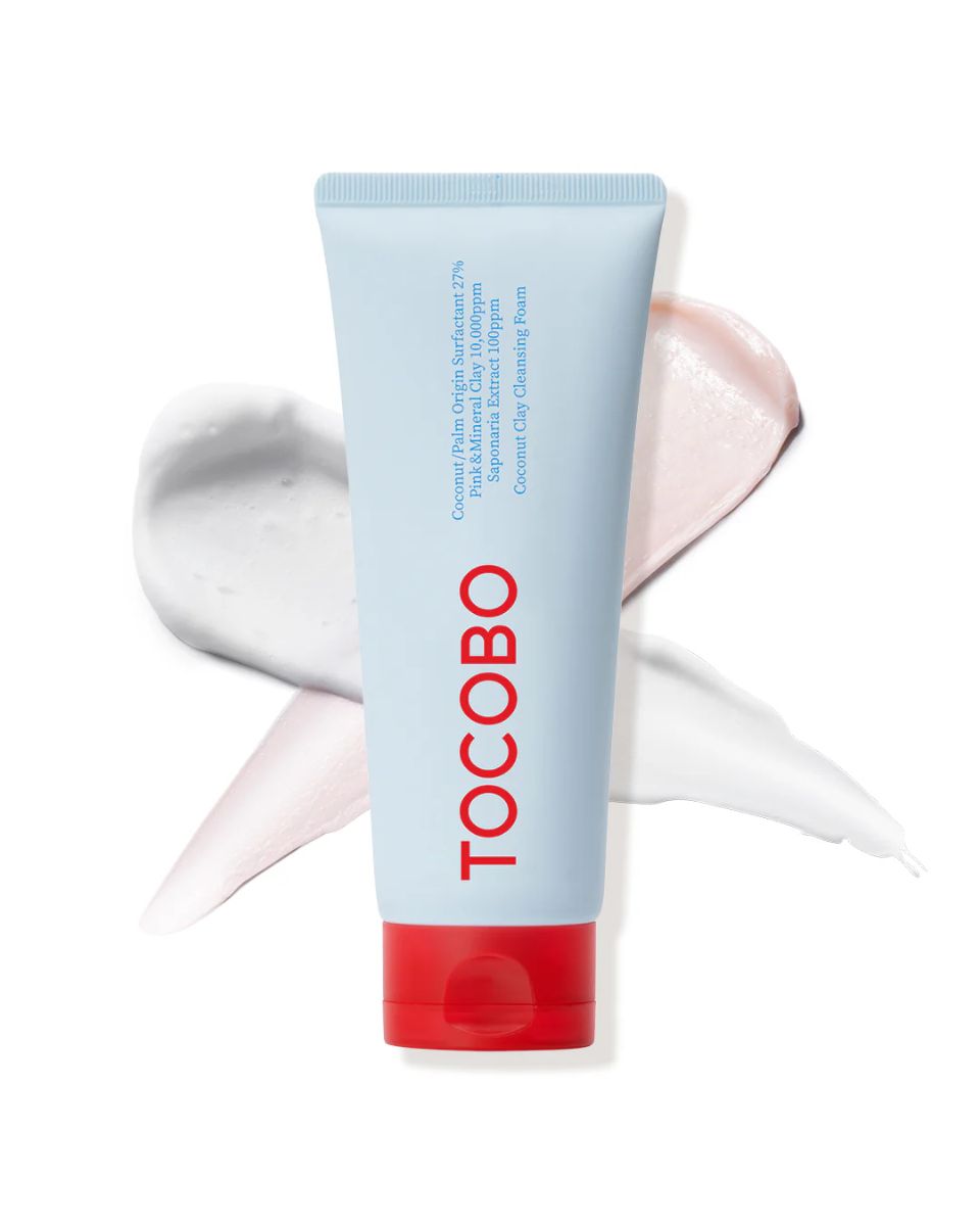 coconut clay cleansing foam tube