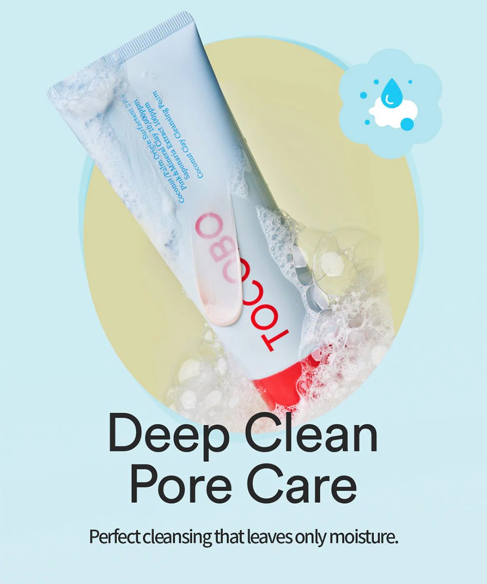 coconut clay cleansing foam tube