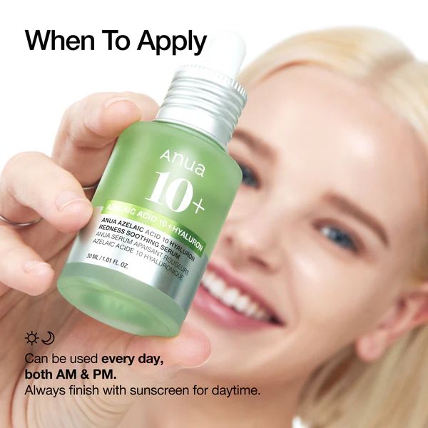 Anua Azelaic Acid 10 Hyaluron Redness Soothing Serum - Image 9